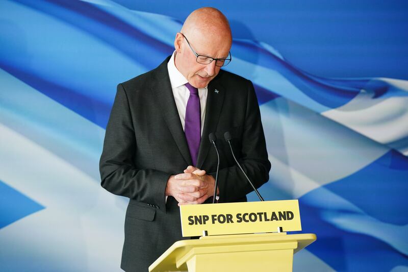 John Swinney’s party suffered heavy losses at the General Election