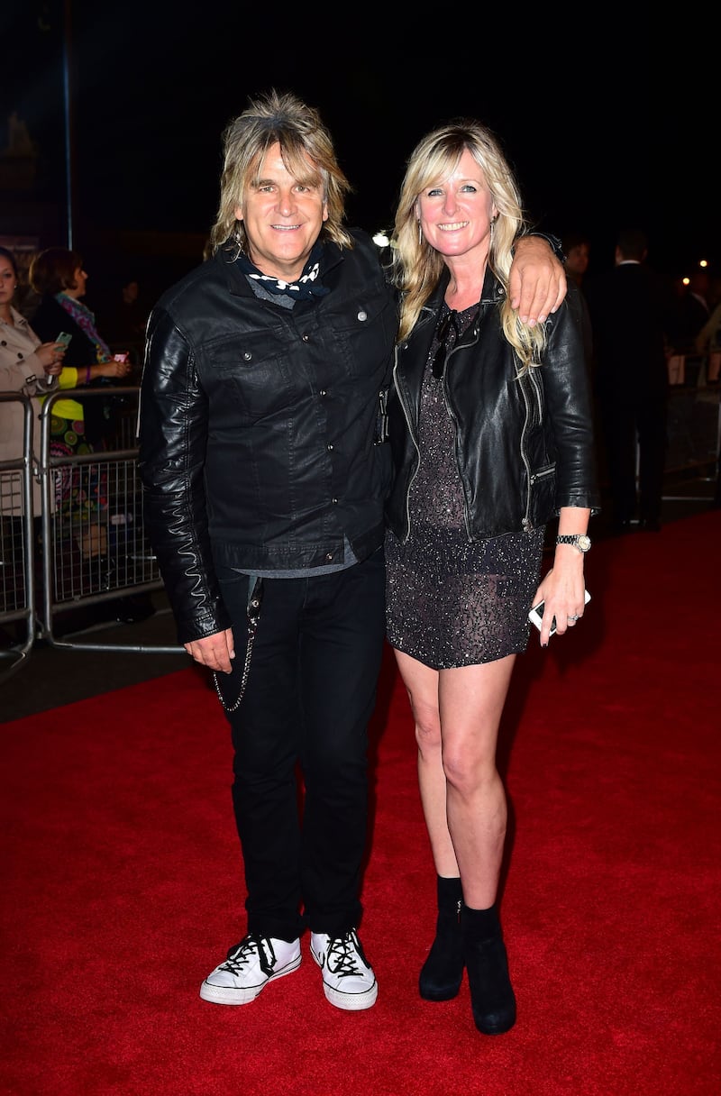 Mike Peters and his wife Jules