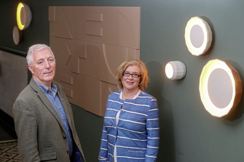 Aidan and Aine McGuire at their Ormeau Baths base in Belfast.&nbsp;