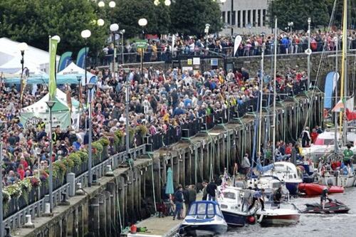 Tests carried out on quay ahead of Derry Clipper festival 