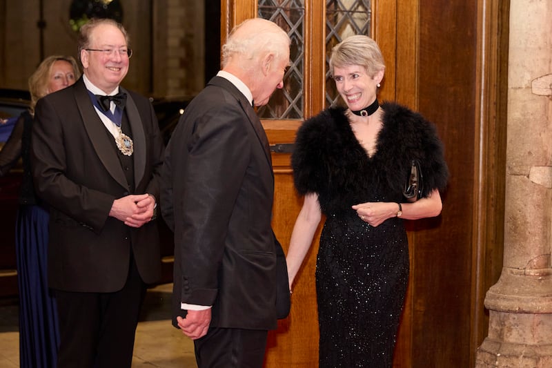 The King meets London Symphony Orchestra managing director Dame Kathryn McDowell