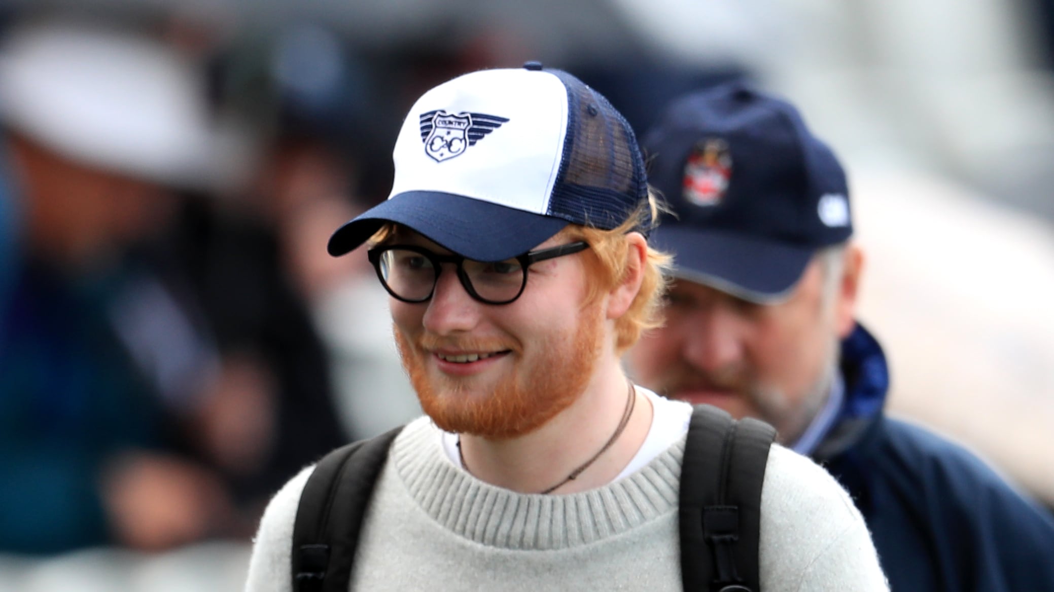 Ed Sheeran serenaded the England squad in Germany