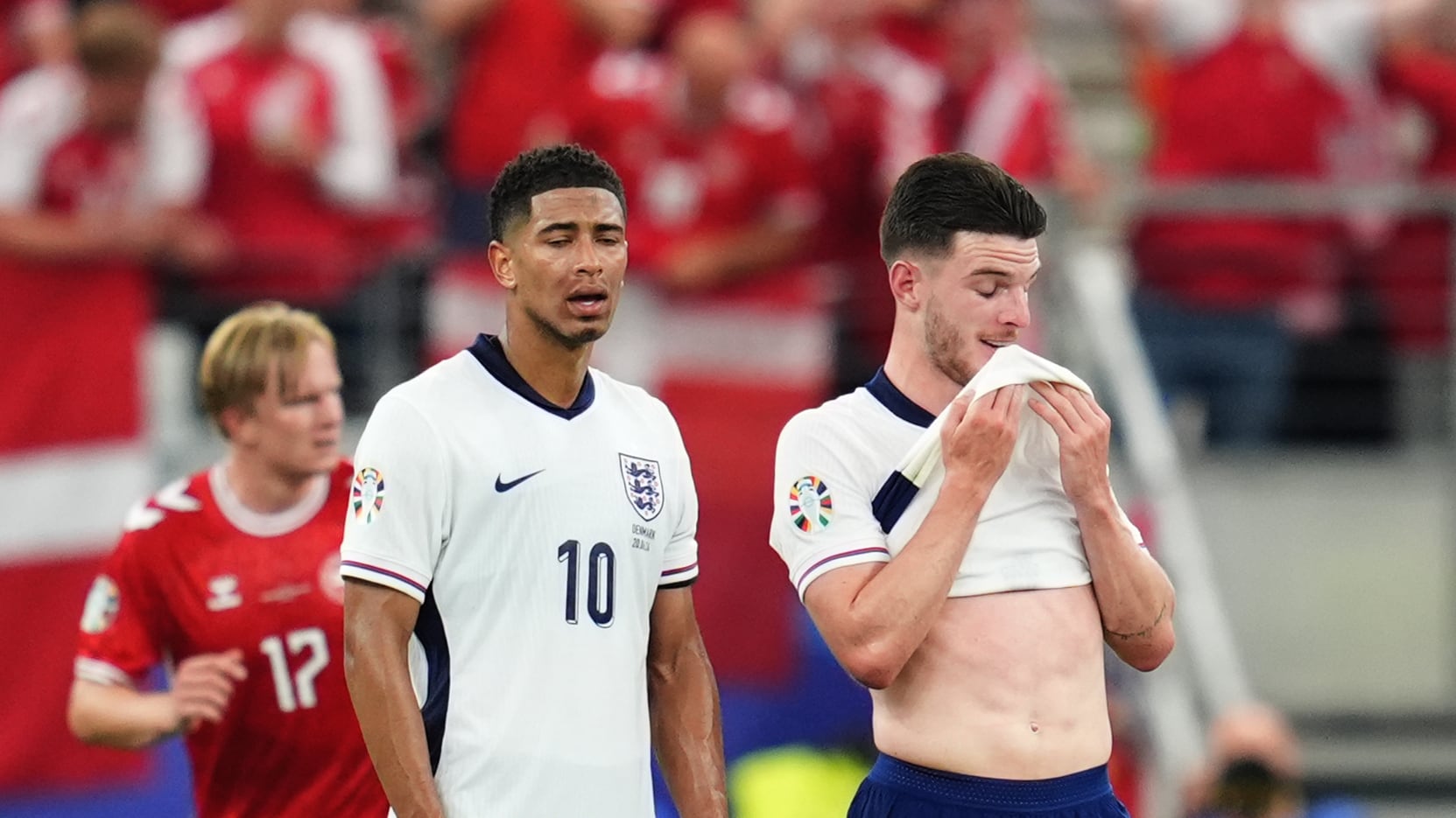 England had to settle for a point against Denmark .