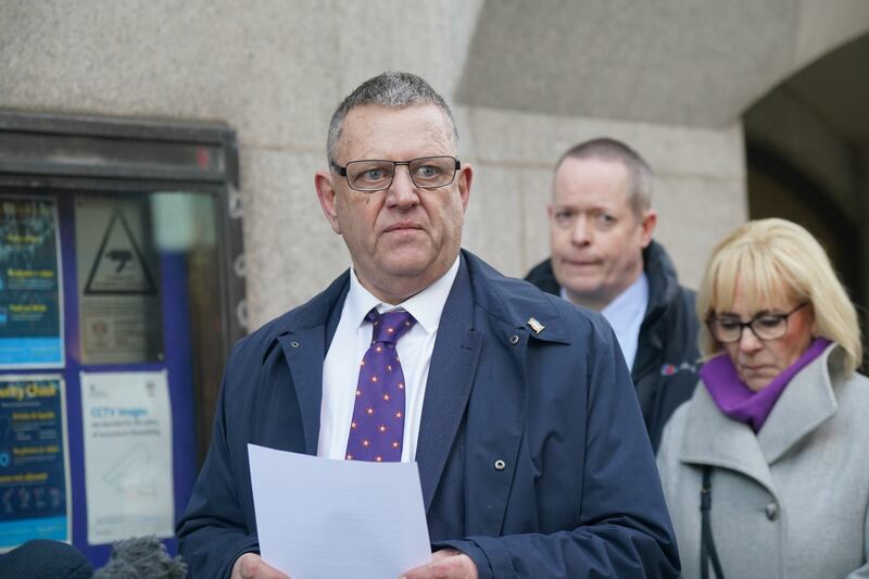 Gary Furlong made a short statement to the media ahead of the inquest