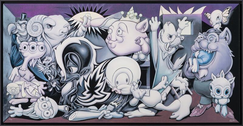 Ron English ‘Punk Skunk Guernica’ 2024