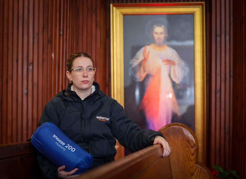 St Marys Church opens its doors to the homeless as temperatures drop below zero. Welcome Centre homeless PICTURE: MAL MCCANN