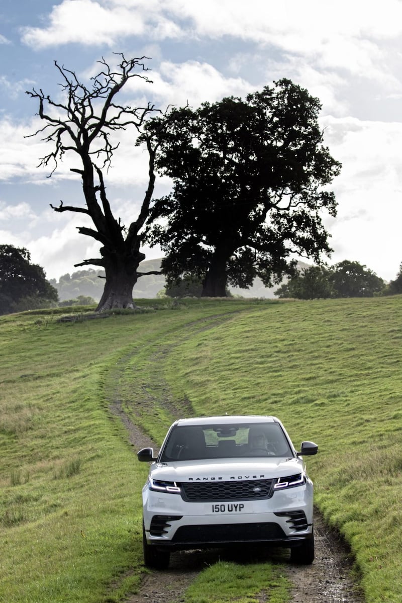 It&#39;s a Range Rover, so of course the Velar brushes off the rough road stuff 