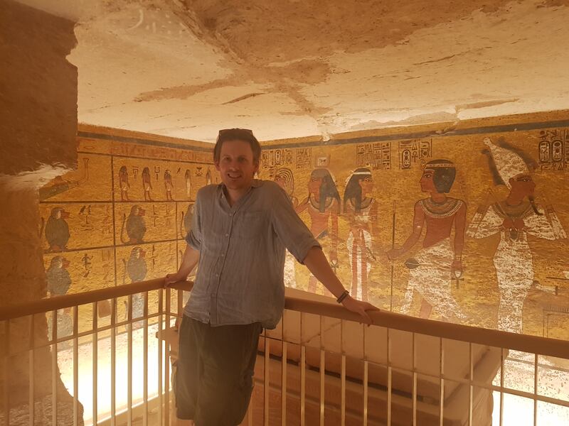 Inside King Tutankhamun's burial chamber