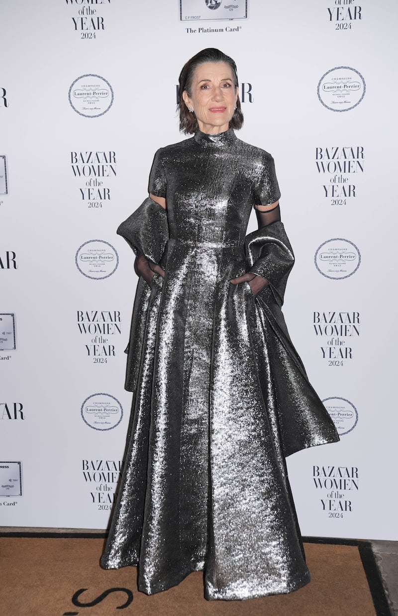 Dame Harriet Walter at the Harper’s Bazaar Women of the Year 2024 awards.