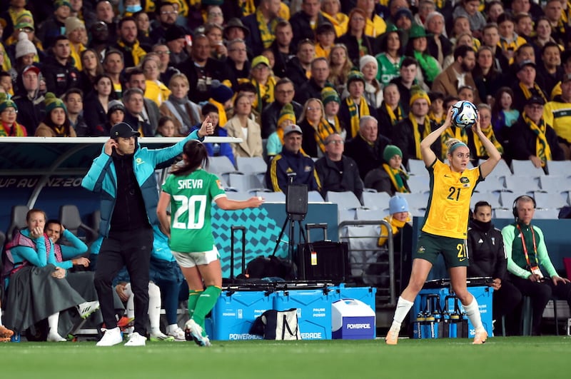 Australia head coach Tony Gustavsson during the FIFA Women's World Cup 2023, Group B match at the Sydney Football Stadium, Australia. Picture by Isabel Infantes/PA Wire