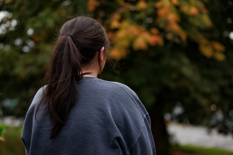 Jane (not her real name), at PSNI HQ in Belfast, joined a local band in the summer of 2022. Within this band was a 50 year old male member, who without ever even speaking to Jane developed a serious fixation. For the next six months he persistently contacted her online, followed her and her family members, gave her unwanted ‘gifts’ and threatened to kill himself if she didn’t speak to him. On 3rd January 2024 he was arrested and charged with stalking and later sentenced to 10 months in custody. On 10th September 2024 the PSNI also successfully secured a Stalking Protection Order, whereby if he made contact with or came near Jane again he would go to jail for the maximum term of five years.Chelsea Hamilton (32), at PSNI HQ in Belfast, a survivor who has waived her right to anonymity has spoken out to encourage other women to seek justice. Picture date: Thursday September 26, 2024. PA Photo. See PA story ULSTER Women. Photo credit should read: Liam McBurney/PA Wire