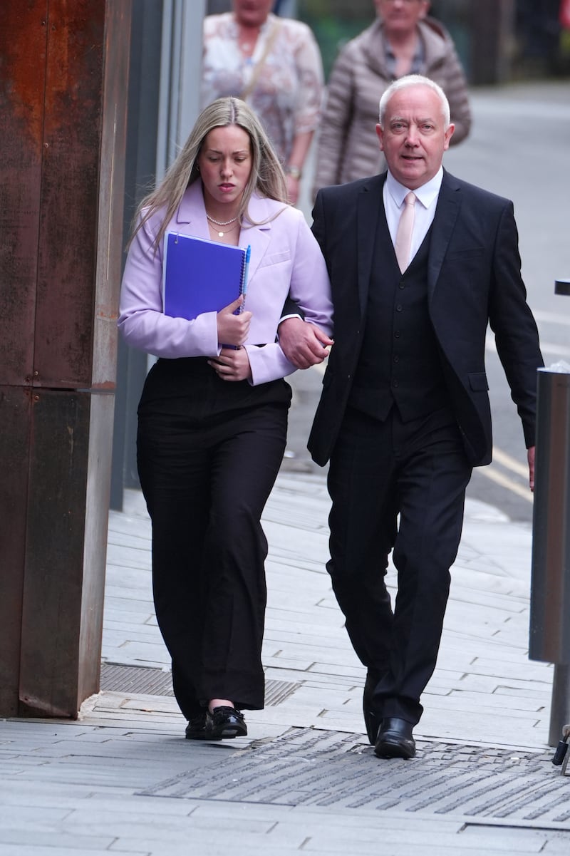 Joynes, left, had been found guilty by a jury of six counts of engaging in sexual activity with a child