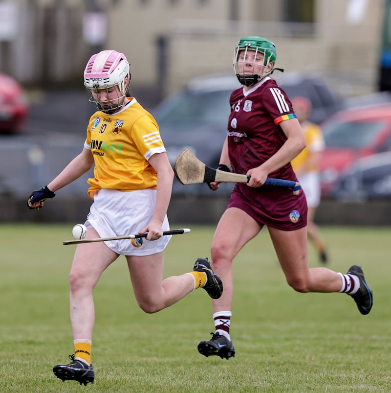 Amy Boyle with Galway's Sabina Rabbitte