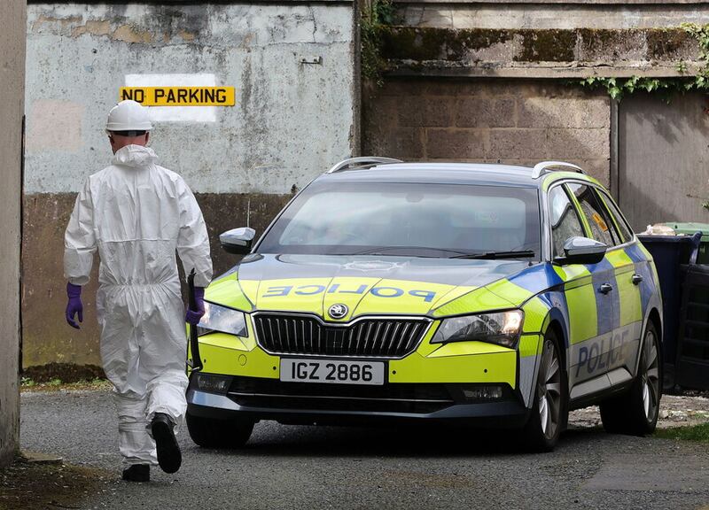 Forensic examinations continued on Wednesday. Picture by Mal McCann
