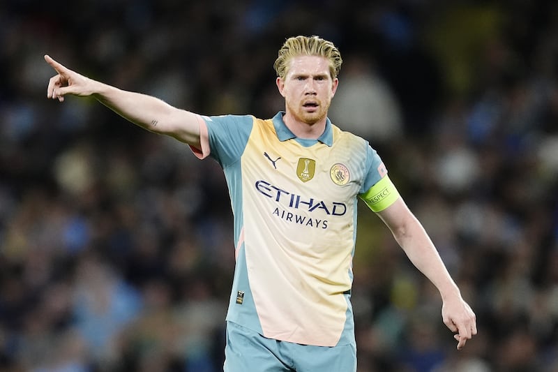 De Bruyne is nearing a return from injury