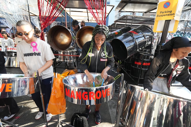 On Saturday, performers competed in Notting Hill Carnival’s Panorama evening, which is the UK’s biggest steelband competition