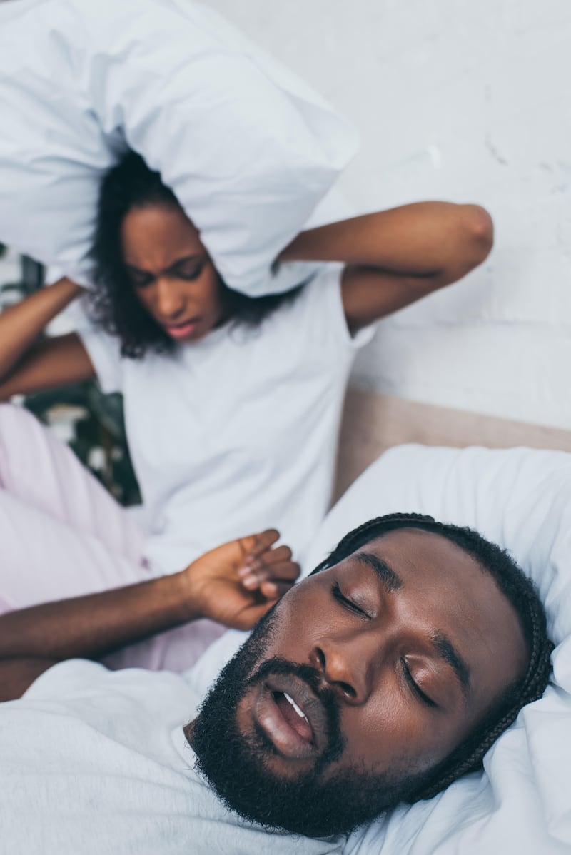 Snoring can put a strain on relationships if you sleep with a partner