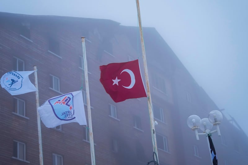 Flags were flown at half mast after the tragedy (AP)