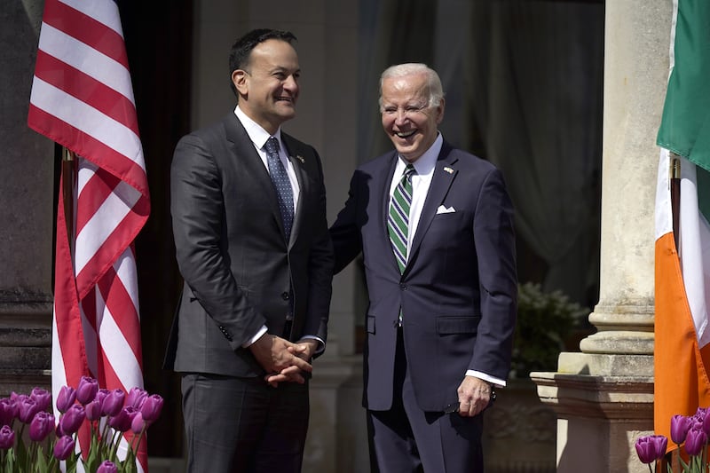 US President Joe Biden and Taoiseach Leo Varadkar