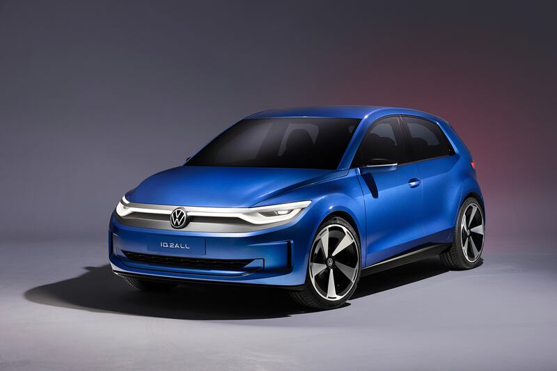 The ID.2 is set to arrive in 2025 as Volkswagen’s most affordable EV. (Volkswagen)