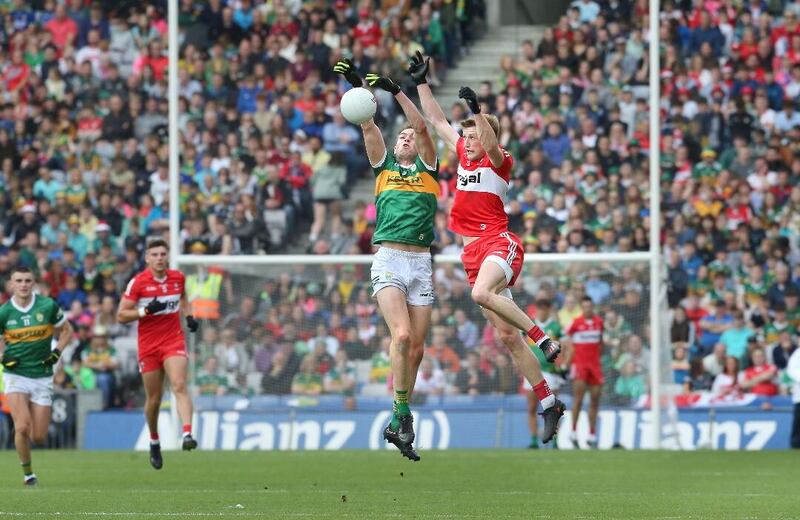 Kerry just about managed to rise above the brilliant challenge of Derry in the All-Ireland SFC semi-final at Croke Park.