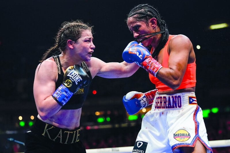 Katie Taylor says her win against Amanda Serrano was "well deserved"