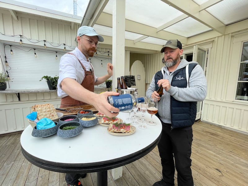 Sampling ‘surströmming’ at Ulvö Hotell