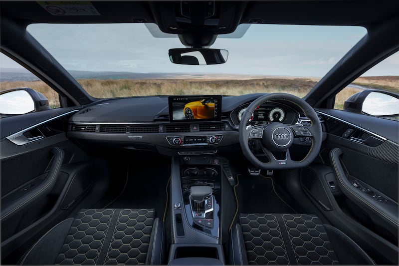 The interior is made to the usual Audi high standard