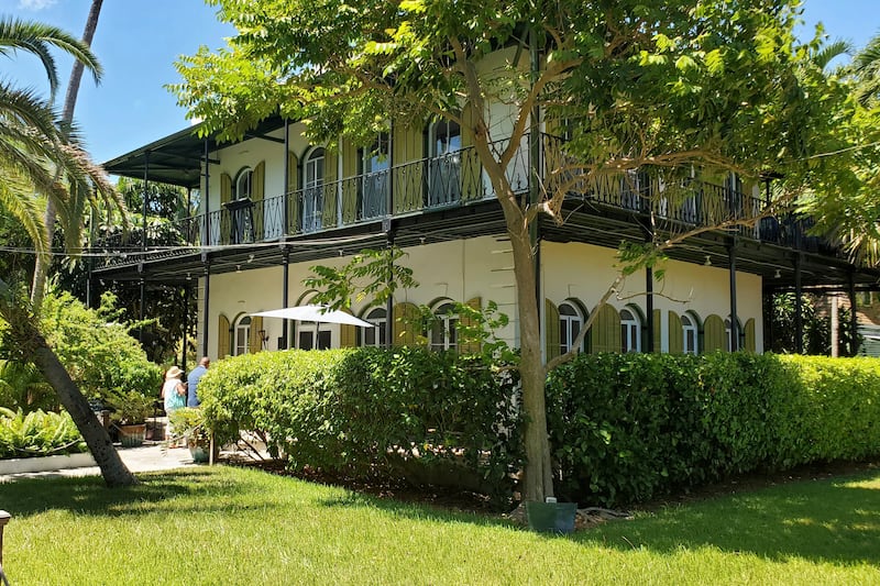 The Hemingway Home & Museum in Key West, Florida (David Fischer/AP)