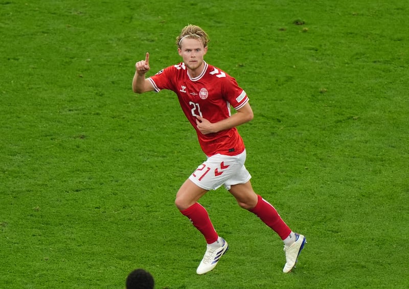 Morten Hjulmand scored in the draw with England