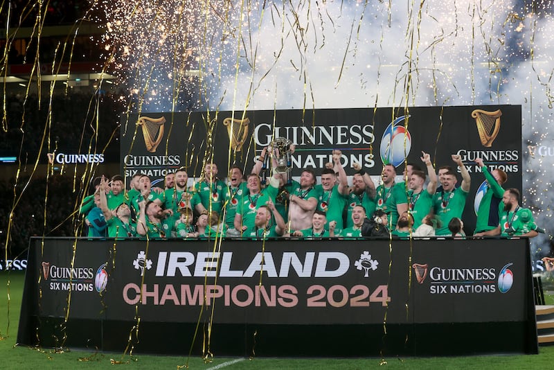 Ireland won back-to-back Six Nations titles