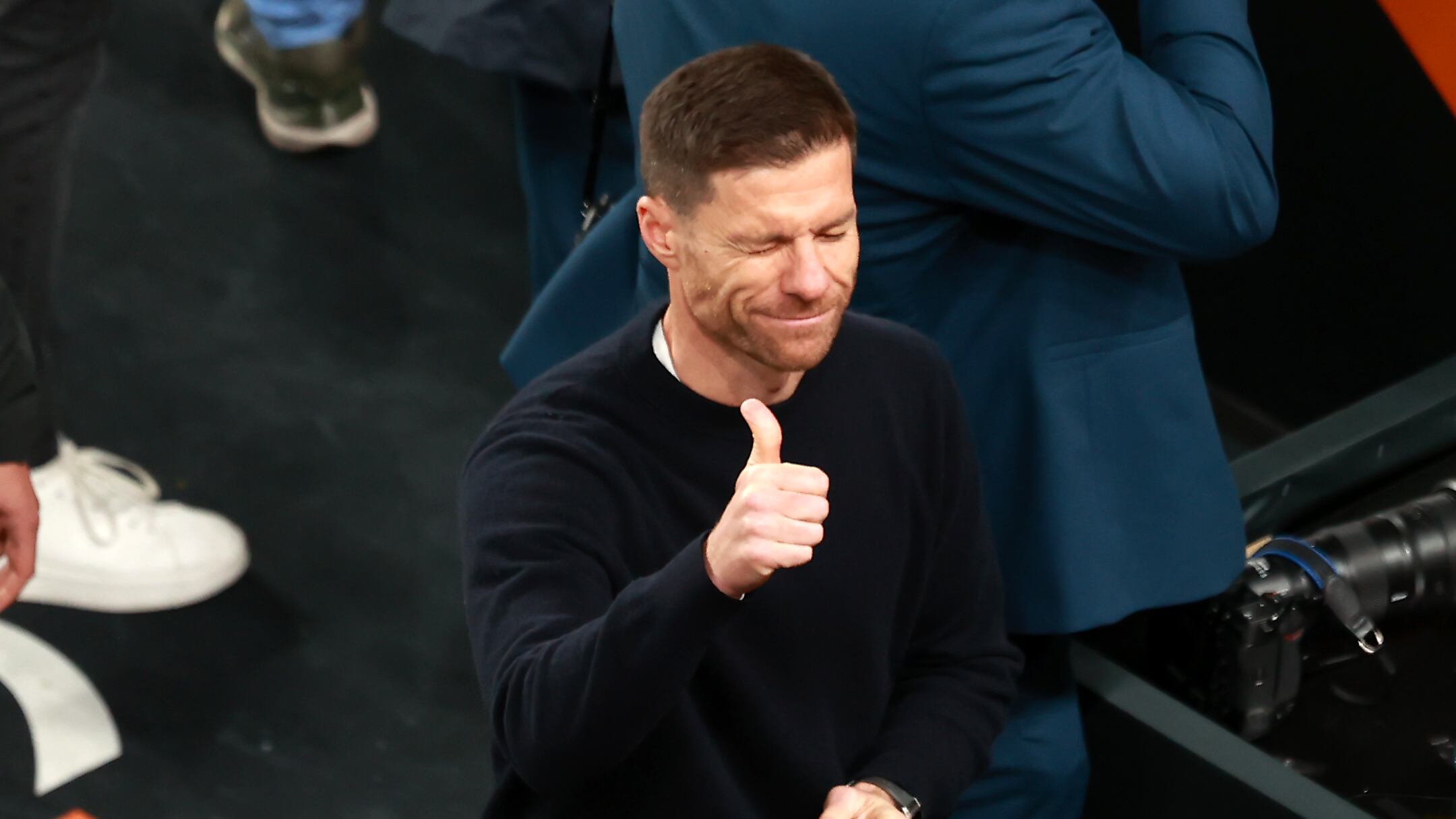 Xabi Alonso guided Bayer Leverkusen to the league and cup double in Germany