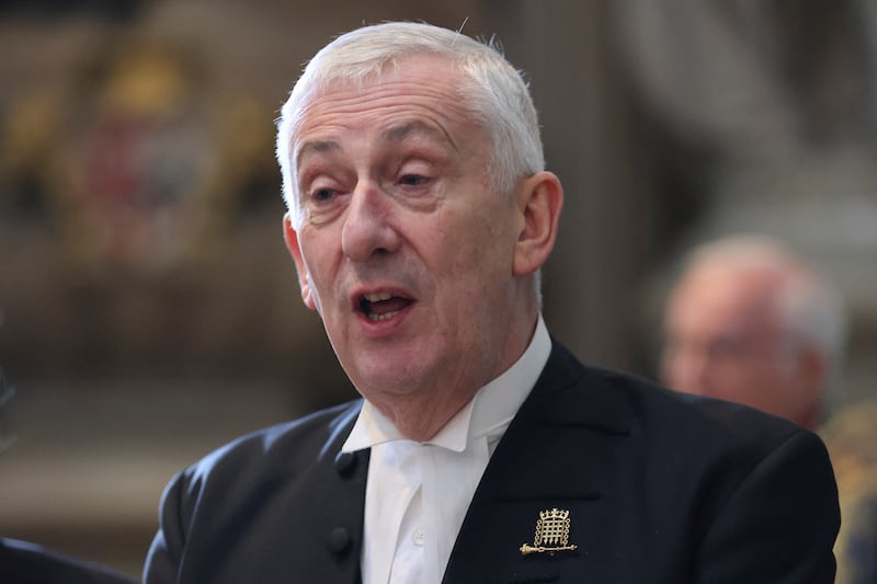 Sir Lindsay Hoyle is seeking re-election as Commons Speaker