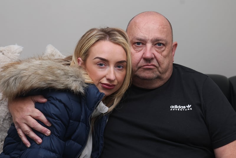 he Family of John George speak to THE IRISH NEWS after arriving home from Spain.
PICTURE COLM LENAGHAN