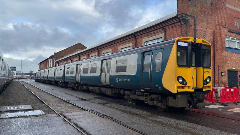 A preserved Merseyrail Class 507 train will be at the event