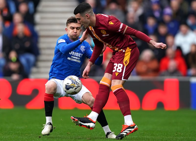 Lennon Miller (right) looks set to continue his development at Fir Park