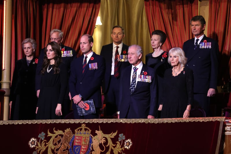 Kate with the royal family at the Festival of Remembrance in 2023