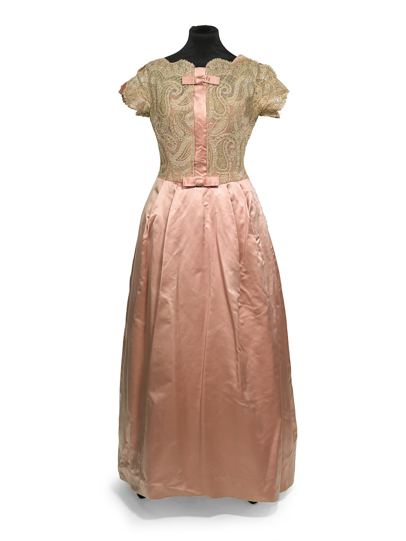 Pink evening dress (Sotheby's)