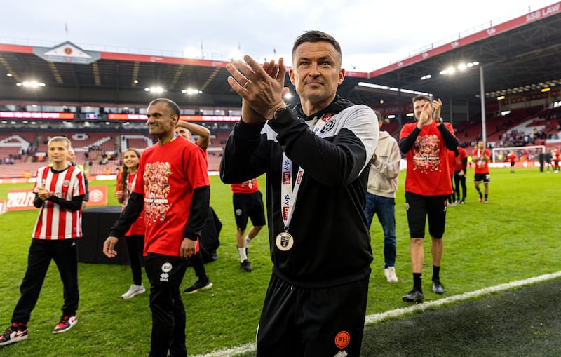 Heckingbottom won promotion to the Premier League with Sheffield United