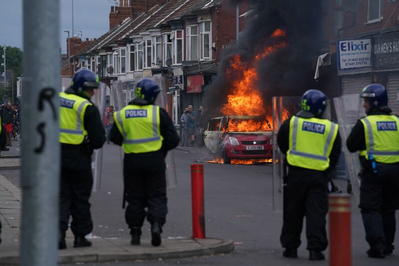 A ‘standing army’ of specialist police officers is being assembled to crack down on rioting, the Prime Minister said as he called for perpetrators to be named and shamed