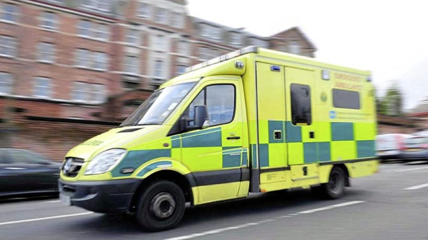 The child, who is believed to be of primary school age, was taken to hospital after being treated by ambulance personnel at the scene.