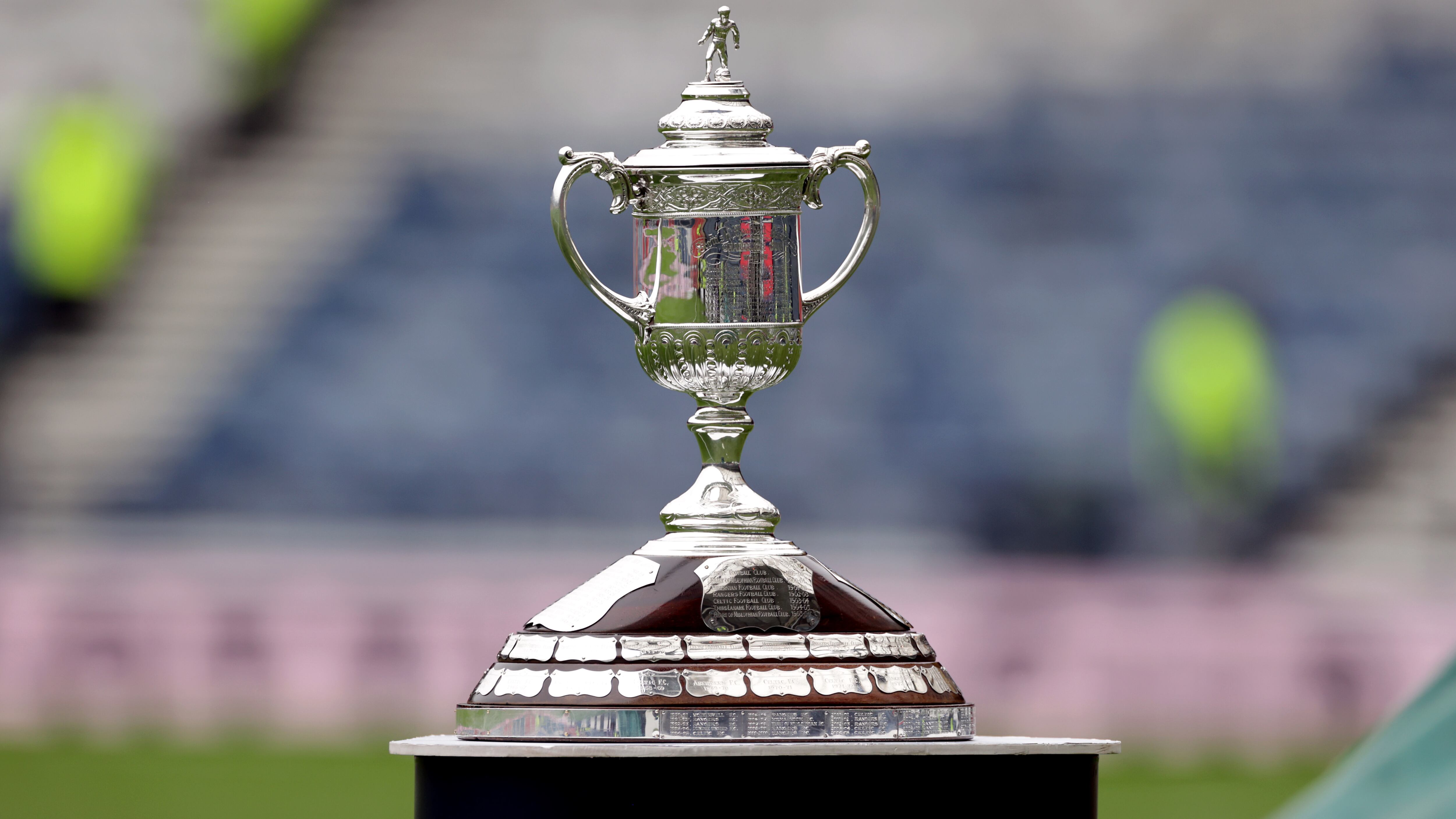 The Scottish Gas Scottish Cup trophy is up for grabs at Hampden