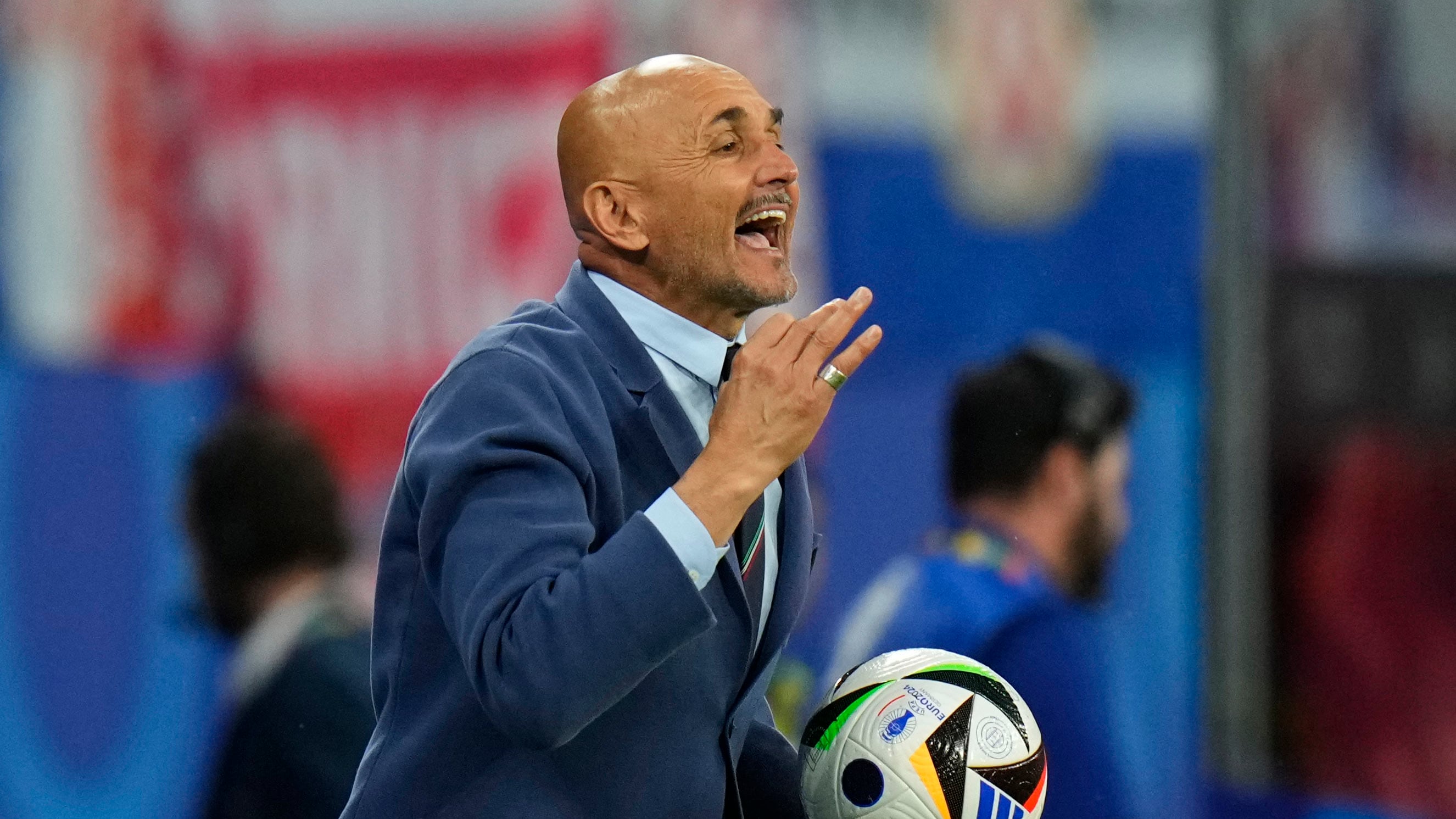 Italy boss Luciano Spalletti says his side need to step up against Switzerland (Petr David Josek/AP)
