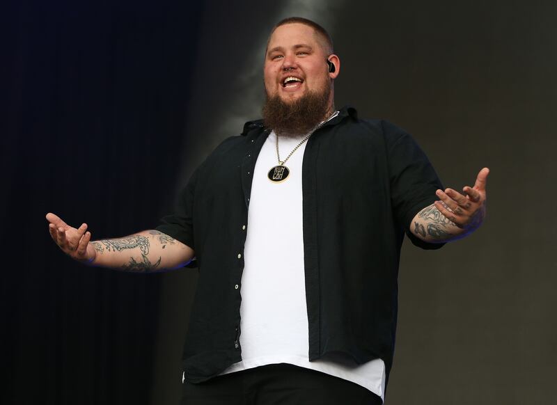 Rag ‘n’ Bone Man on the main stage at the Electric Picnic festival