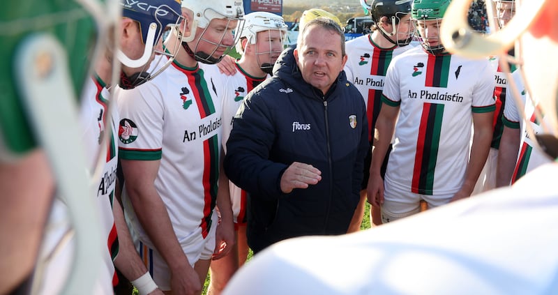 A Hurling for Gaza Allstar Exhibition game at Corrigan Park in Belfast  on Saturday, in Aid of the Gaza paediatric care initiative.
PICTURE COLM LENAGHAN