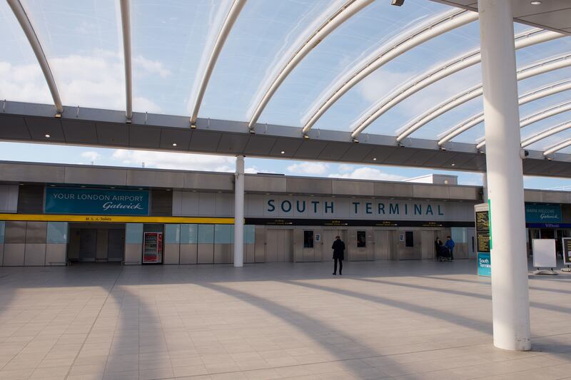 The south terminal at Gatwick is affected