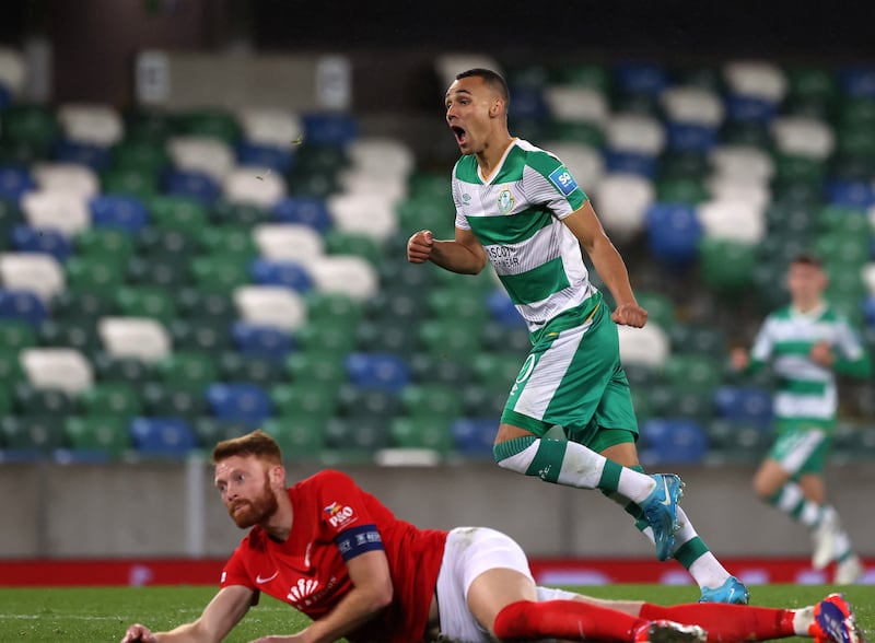 Graham Burke was among the scorers for Shamrock Rovers