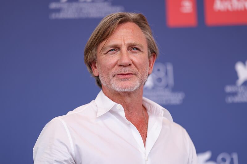 Daniel Craig at the Venice Film Festival (Vianney Le Caer/Invision/AP)