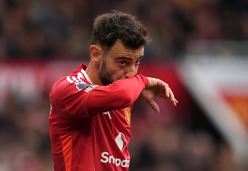 Bruno Fernandes is available for Manchester United away to Porto despite his sending-off in Sunday’s Premier League defeat to Tottenham