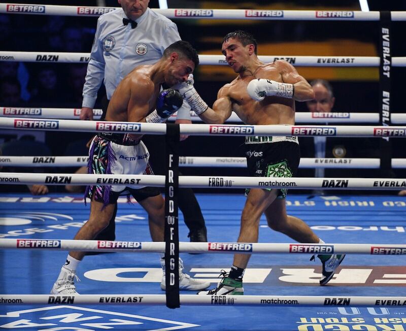 Michael Conlan battled his way back into the fight but referee Howard Foster stopped it in the seventh round